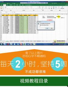 excel表格视频教程入门,从基础到实践技能提升